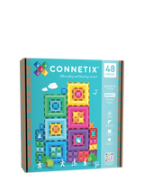 John Lewis Connetix Bright Portal Tiles Magnetic Construction Set Pack of 48- Buy online at McGrocer
