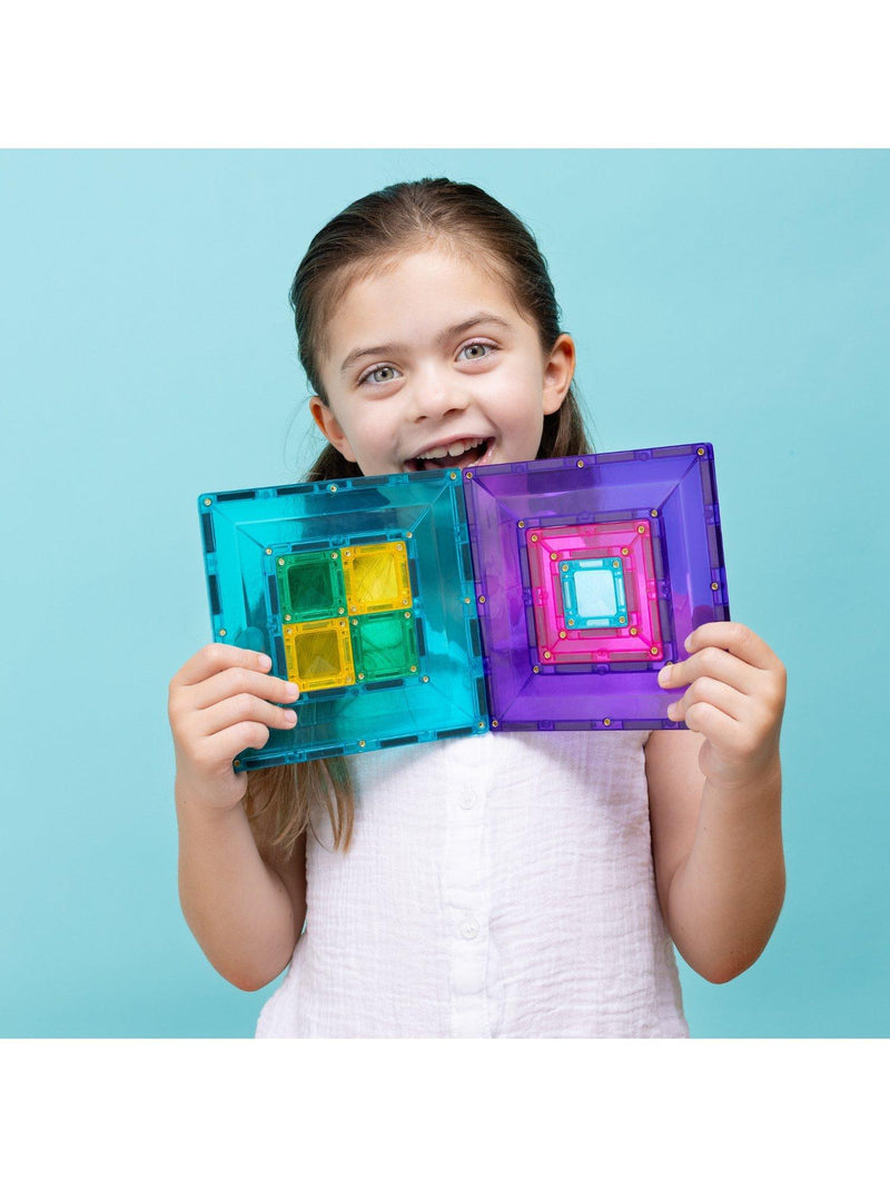 Connetix Bright Portal Tiles 48-piece magnetic construction set (British brand)