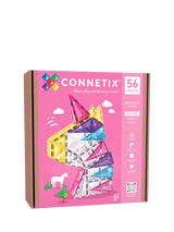 John Lewis Connetix Glitter Unicorn Tiles Magnetic Construction Set, 56 Pieces- Buy online at McGrocer