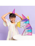 Connetix glitter unicorn tiles 56-piece construction set, imported from the UK