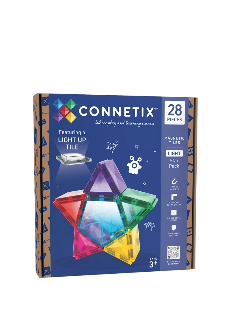 Connetix Light Star Tiles 28-piece pack - British product