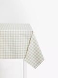 John Lewis gingham greige oilcloth fabric, UK version