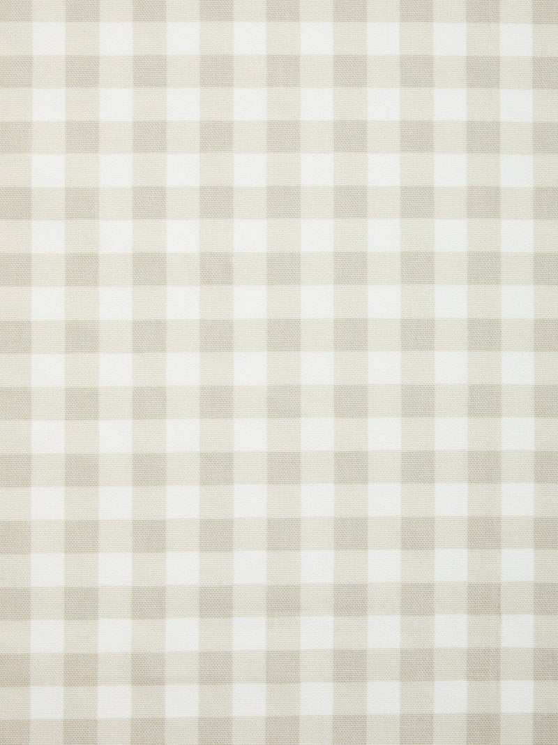 John Lewis gingham greige oilcloth fabric, UK version