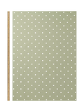John Lewis oilcloth tablecloth fabric sage dot 130cm, UK version