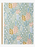 John Lewis Alva oilcloth tablecloth fabric teal 130cm, UK version