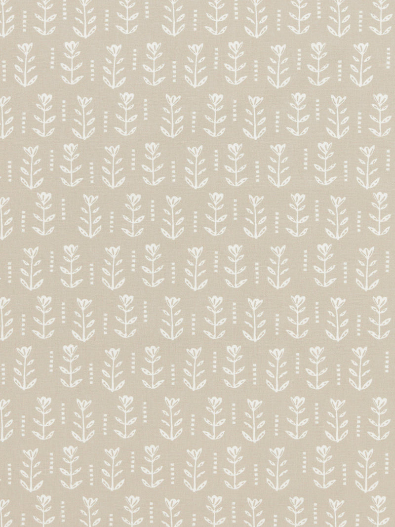 John Lewis Cora oilcloth tablecloth fabric putty, UK version