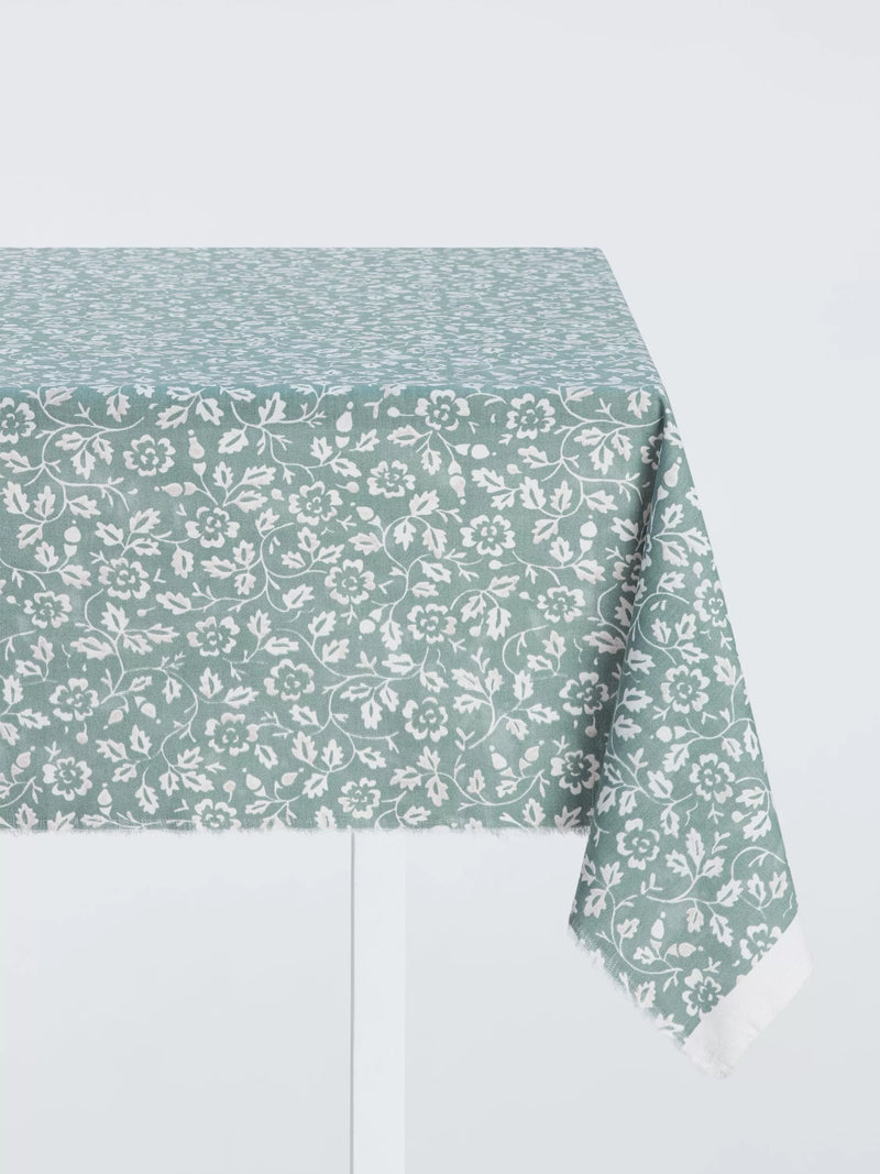 John Lewis oilcloth tablecloth fabric in Marlow Trail geometric pattern (British brand)