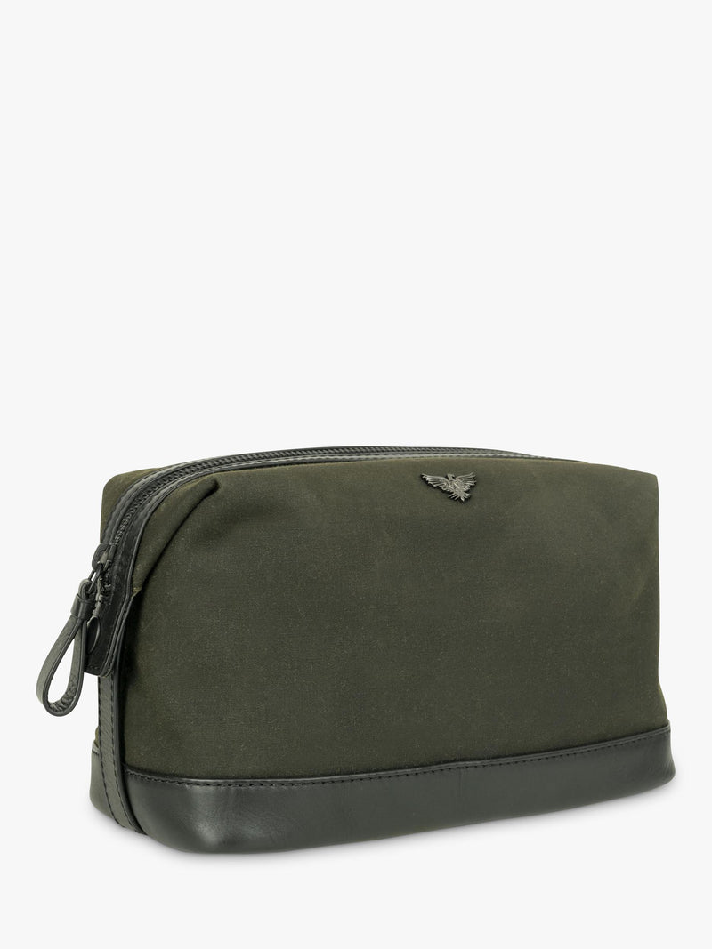 Apatchy London wash bag dark olive black, UK version