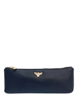 John Lewis Apatchy London Leather Case, Navy- Buy online at McGrocer