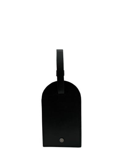 John Lewis Apatchy The Cavendish Leather Luggage Tag, Black- Buy online at McGrocer
