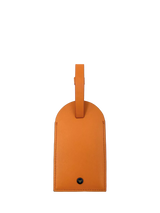 John Lewis Apatchy London Orange Leather Luggage Tag 12x7cm- Buy online at McGrocer