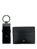 Apatchy London leather keyring and cardholder set black, UK version