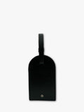 Apatchy leather luggage tag and loop keyring set black - British product