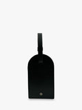 Apatchy London leather luggage tag keyring black orange, UK version