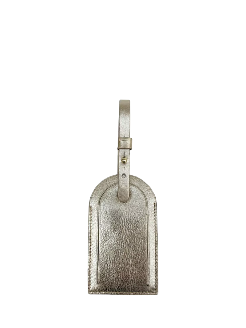 Apatchy London leather luggage tag with AirTag case (British brand)