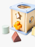 John Lewis wooden shape sorter FSC-certified toy, UK version