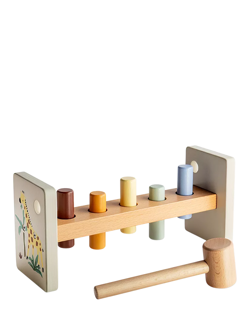 John Lewis wooden hammer bench toy - British product