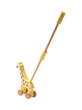John Lewis wooden push-along giraffe toy FSC-certified - British product