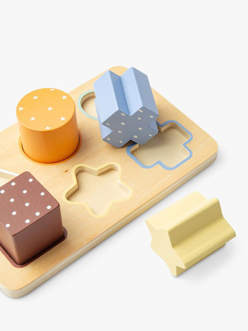 John Lewis wooden shape puzzle FSC-certified - British product