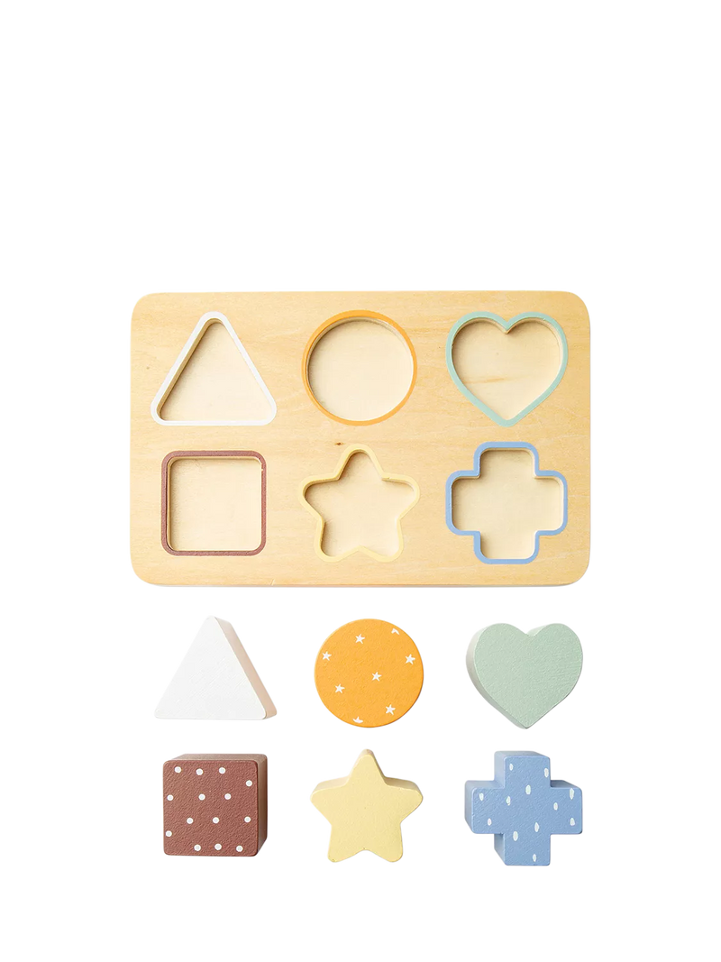 John Lewis wooden shape puzzle FSC-certified - British product
