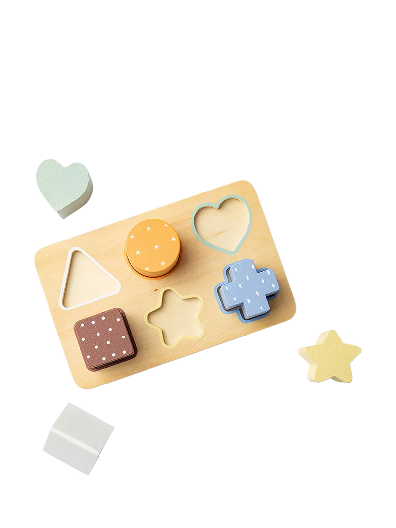 John Lewis wooden shape puzzle FSC-certified - British product
