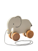 John Lewis John Lewis Wooden Pull-Along Elephant Toy- Buy online at McGrocer