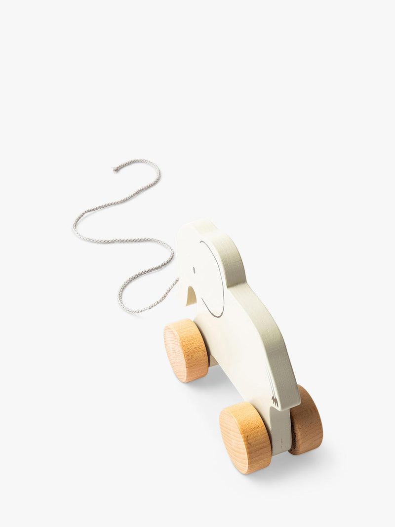 John Lewis wooden pull-along elephant toy - British product