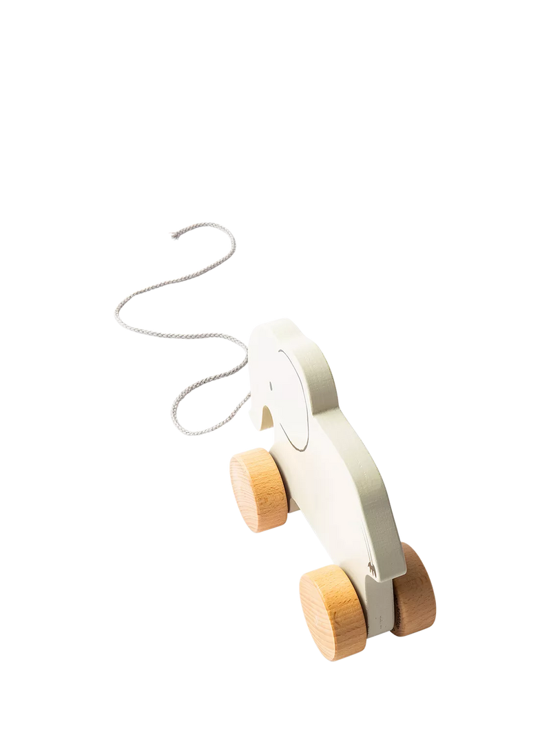 John Lewis wooden pull-along elephant toy - British product