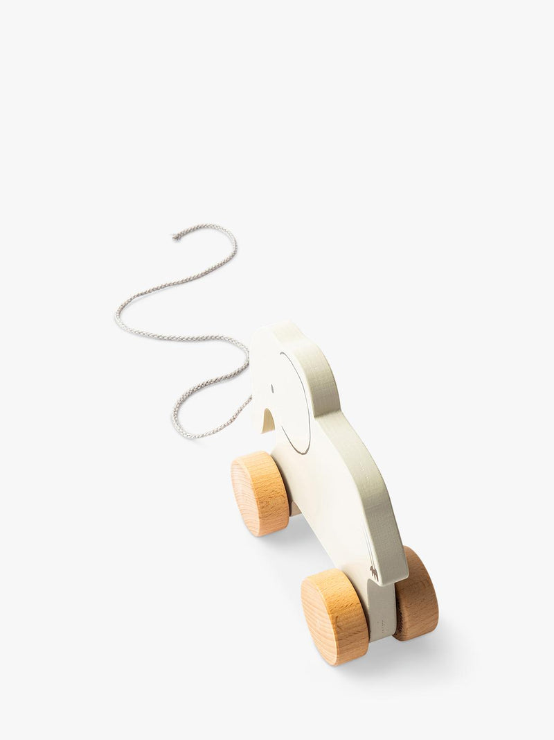 John Lewis wooden pull-along elephant toy - British product