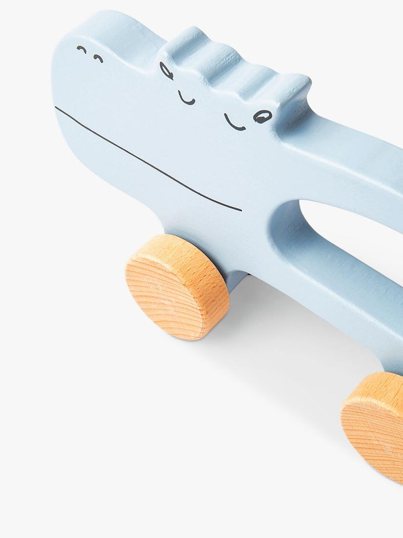 John Lewis push-along hippo toy FSC beechwood, UK version