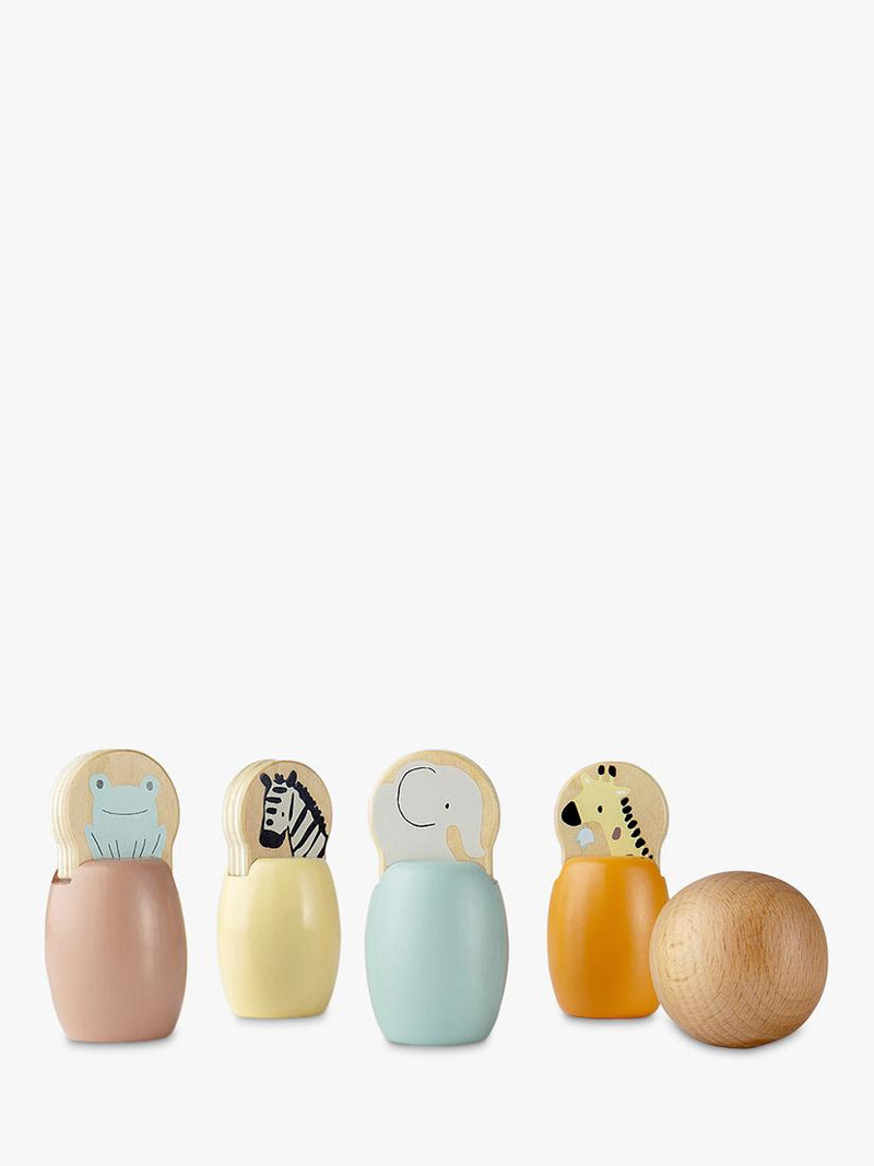 John Lewis wooden safari skittles FSC-certified (British brand)