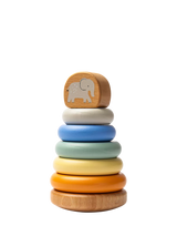 John Lewis John Lewis Wooden Safari Stacking Toy, FSC-Certified (Beech Wood & MDF)- Buy online at McGrocer