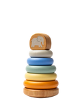 John Lewis safari stacking toy with elephant, imported from the UK