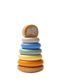 John Lewis safari stacking toy with elephant, imported from the UK