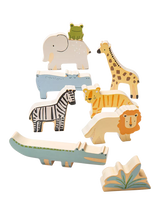 John Lewis John Lewis Wooden Stacking Animals FSC-Certified Birch Wood Sorting and Stacking Toy- Buy online at McGrocer