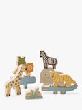 John Lewis Wooden Stacking Animals FSC-certified birchwood toy (British brand)