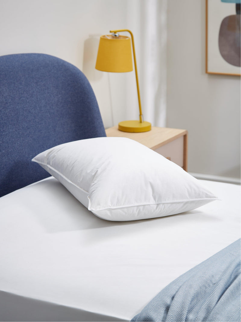 John Lewis duck feather and down pillow medium firm, imported from the UK
