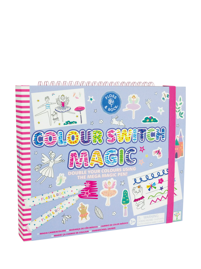 Floss & Rock Colour Switch Magic activity book - British product