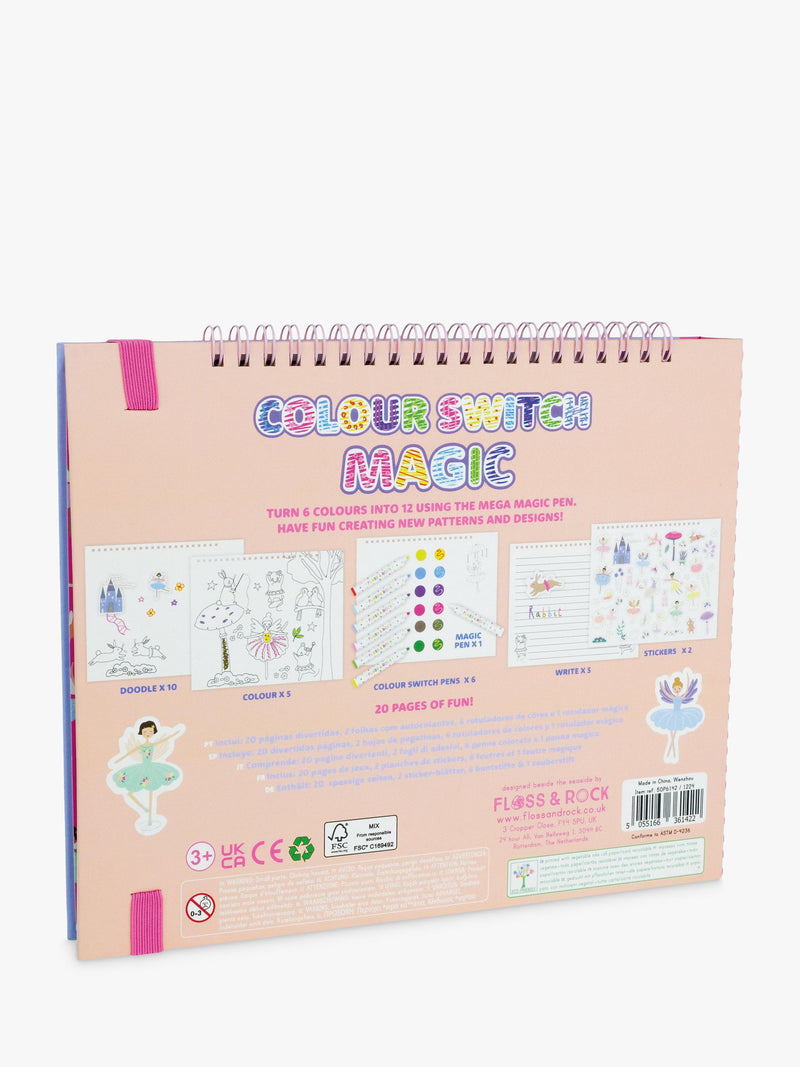Floss & Rock Colour Switch Magic activity book - British product