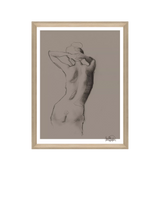 John Lewis Brookpace Lascelles Anna Bulow 'Ease' Limited Edition Framed Print, Natural, 75 x 55cm- Buy online at McGrocer