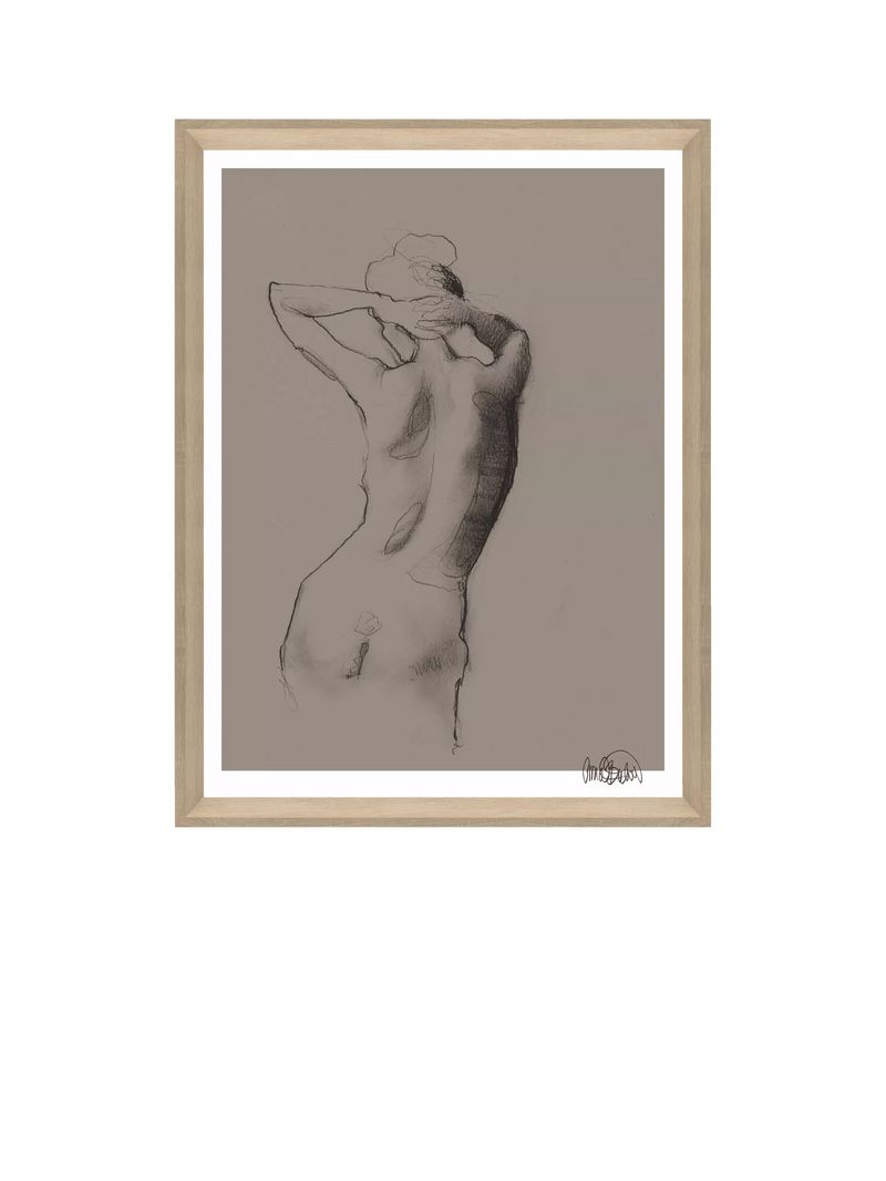 Brookpace Lascelles Anna Bulow Ease framed print 75x55cm - British product