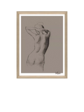 Brookpace Lascelles Anna Bulow Ease framed print 75x55cm - British product