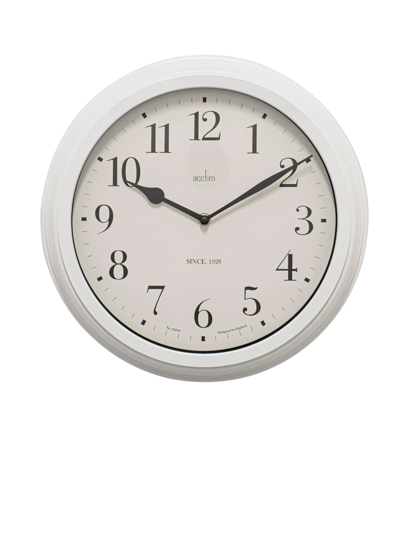 Acctim Arabic wall clock 36cm cream, UK version