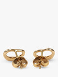 Pre-loved Tiffany Elsa Peretti open heart earrings 18ct yellow gold (British brand)