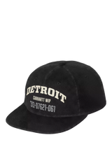 John Lewis Carhartt WIP Detroit Canvas Baseball Cap, Black- Buy online at McGrocer