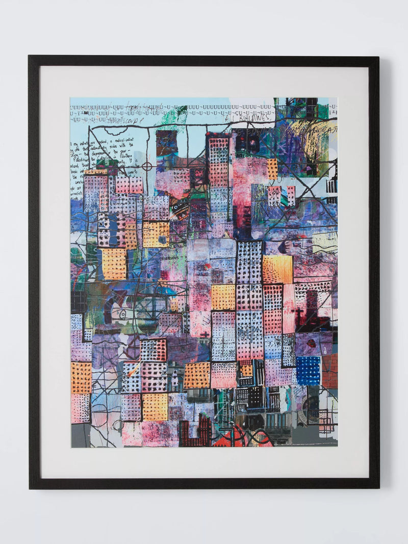John Lewis Metropolis II framed print 63x51cm (British brand)