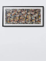 John Lewis John Lewis Jackson Pollock 'Blue Poles' Framed Art Print, 54 x 108cm- Buy online at McGrocer