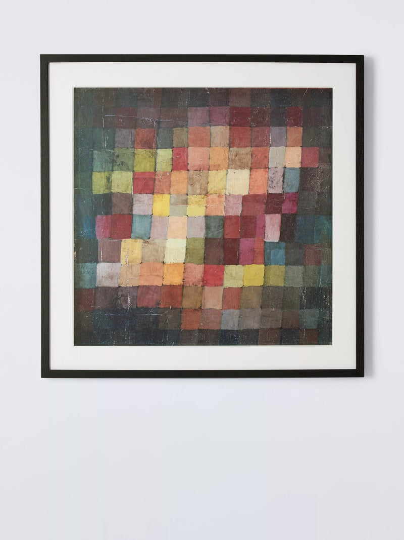 John Lewis Paul Klee Ancient Harmony framed print 63x63cm, imported from the UK