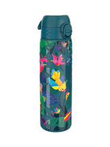 John Lewis Ion8 Exotic Birds Stainless Steel Slim Leak-Proof Drinks Bottle, Teal/Multi, 600ml- Buy online at McGrocer