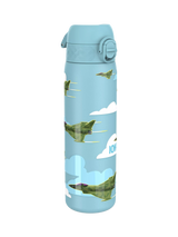 John Lewis Ion8 Jet Fighter Stainless Steel Slim Leak-Proof Water Bottle 600ml Blue/Multi- Buy online at McGrocer